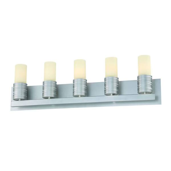 Philips Phoenix 5-Light Satin Nickel Wall Sconce