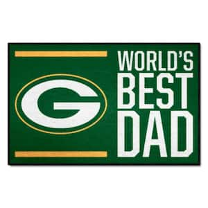 : FANMATS 5757 Green Bay Packers Starter Mat Accent Rug