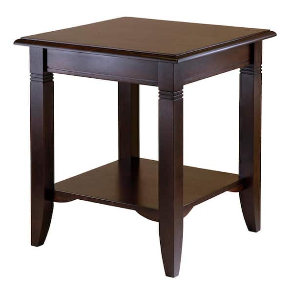 WINSOME WOOD Nolan Cappuccino End Table