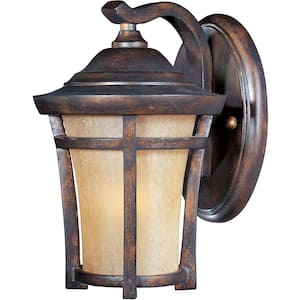 Balboa 6.5 in. W 1-Light Copper Oxide Outdoor Wall Lantern Sconce