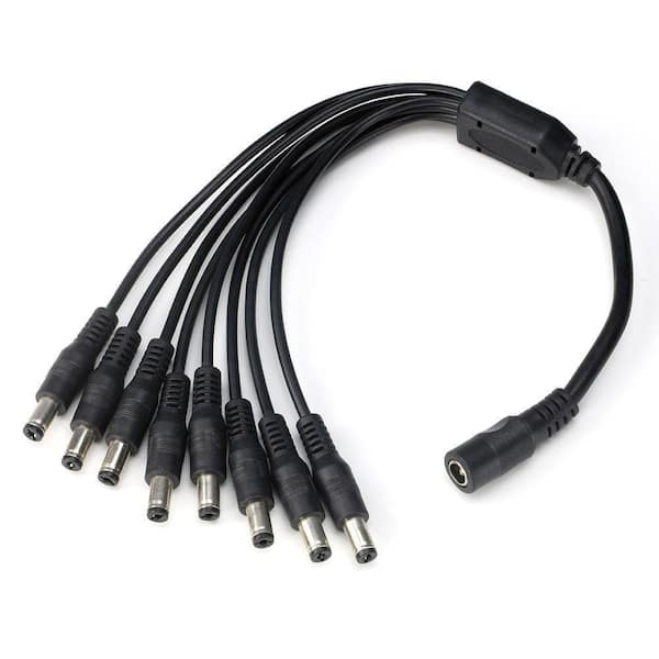 ZOSI 1-to-8 Power Splitter Adapter Cable for Security Camera SP-XC