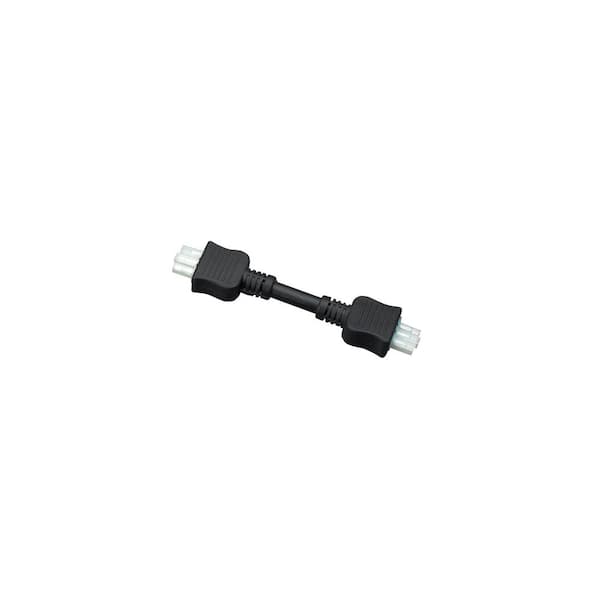 Generation Lighting Vivid LED 6 in. Black Connector Cord