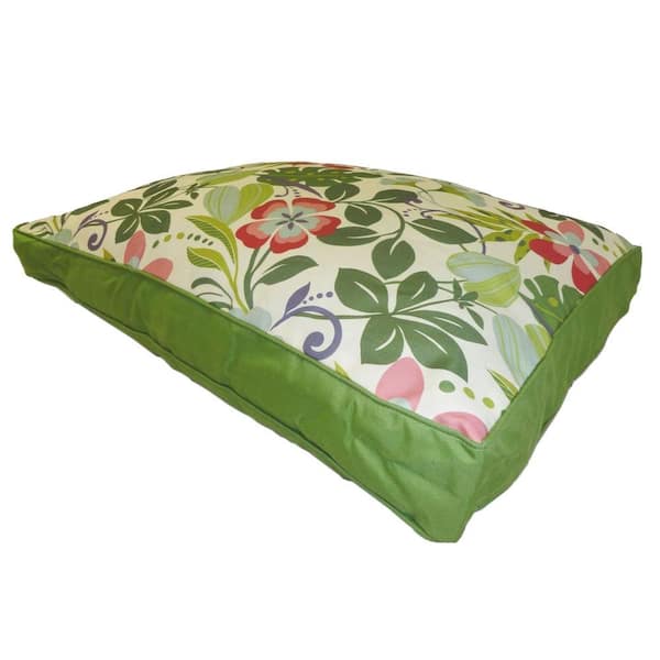 Home Fashions International Medium to Large Fun Floral Multi-Color Pet Bed
