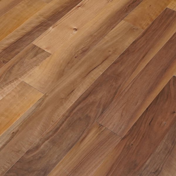 Take Home Sample-Marseilla Walnut 1/2 in. T x 5 in. W Smooth Texture Engineered Hardwood Flooring