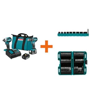 18V LXT Brushless 2 Pc. Combo Kit with ImpactXPS 10 Pc. Impact Socket Set and ImpactXPS 45 Pc. Impact Bit Set