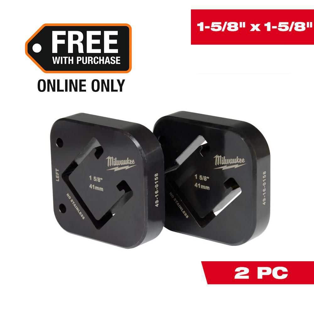 Mel.ページ Milwaukee 1-5/8 in. x 1-5/8 in. Single Strut Shearing Dies 49-16