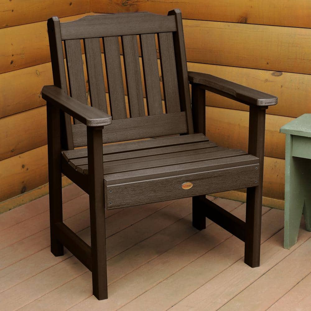 Weathered Acorn Synthetic Wood Outdoor Garden Chair