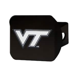 NCAA Virginia Tech Class III Black Hitch Cover with Chrome Emblem