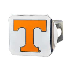 NCAA University of Tennessee Color Emblem on Chrome Hitch Cover