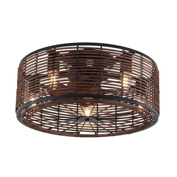 Reviews for OUKANING 18.5 in. Indoor Black Vintage Industrial