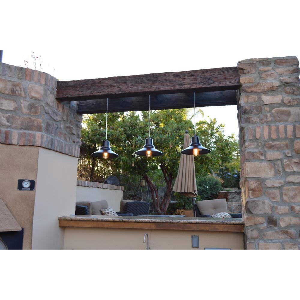 Medium Bronze Farmhouse Lantern Pendant Light