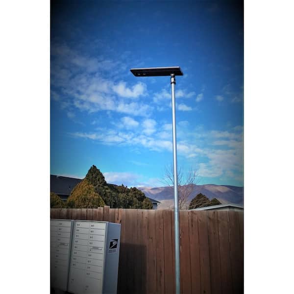 eLEDing EE820W-AI20 AI Smart 3200 Lumen Brown Solar Power Motion Activated Outdoor Integrated Cree LED Street Area Light