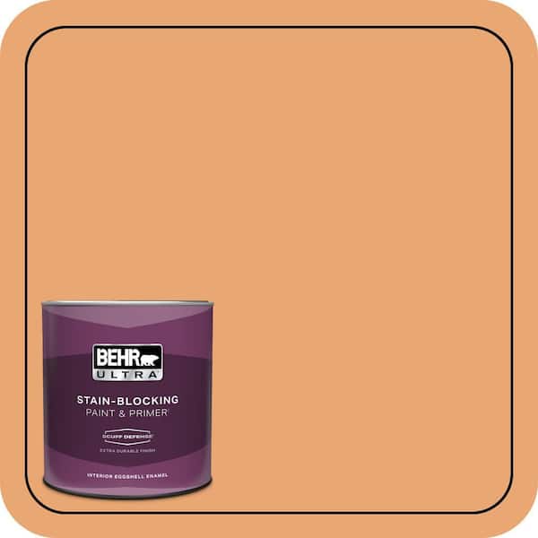 BEHR ULTRA 1 qt. #M230-5 Sweet Curry Extra Durable Eggshell Enamel Interior Paint & Primer