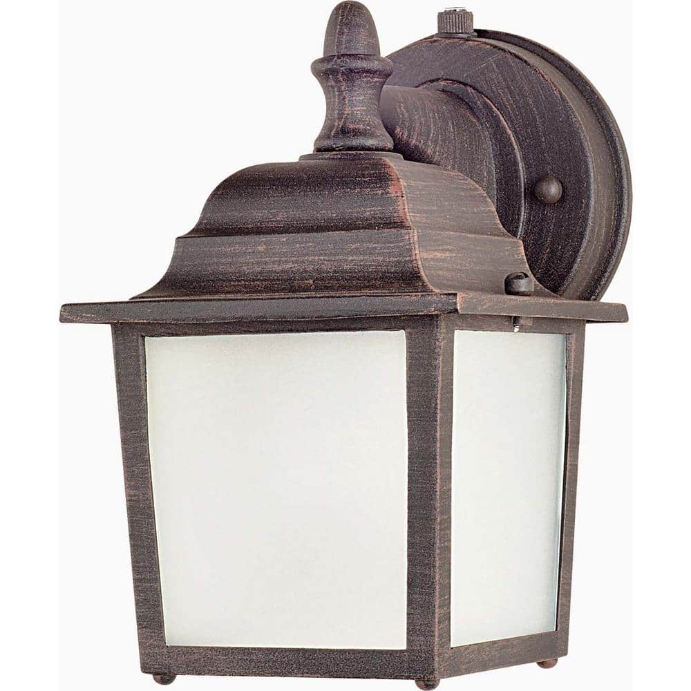 Side Door 5.5 in. W 1-Light Rust Patina Outdoor Wall Lantern Sconce price history on PriceWatchPro