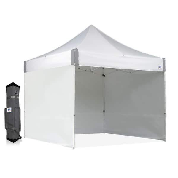 E-Z UP 10 ft. x 10 ft. White Instant Canopy Pop Up Tent