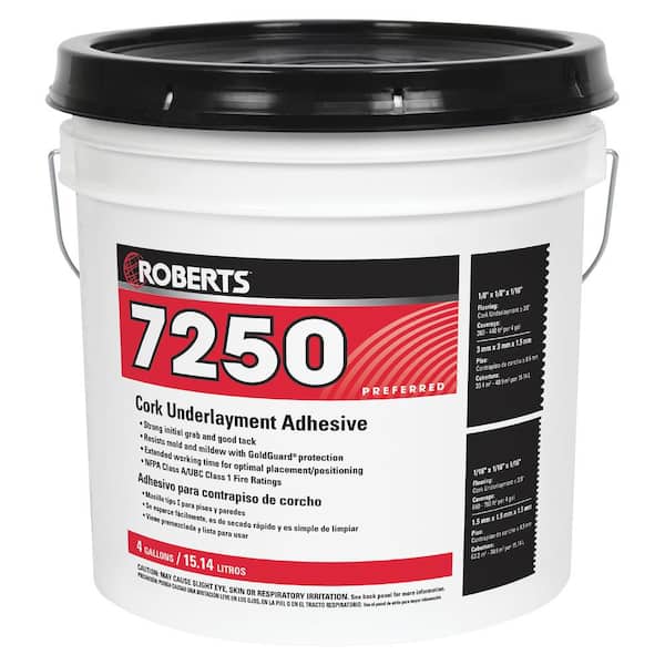 ROBERTS 7250 4 Gal. Pro-Grade Cork Underlayment Adhesive