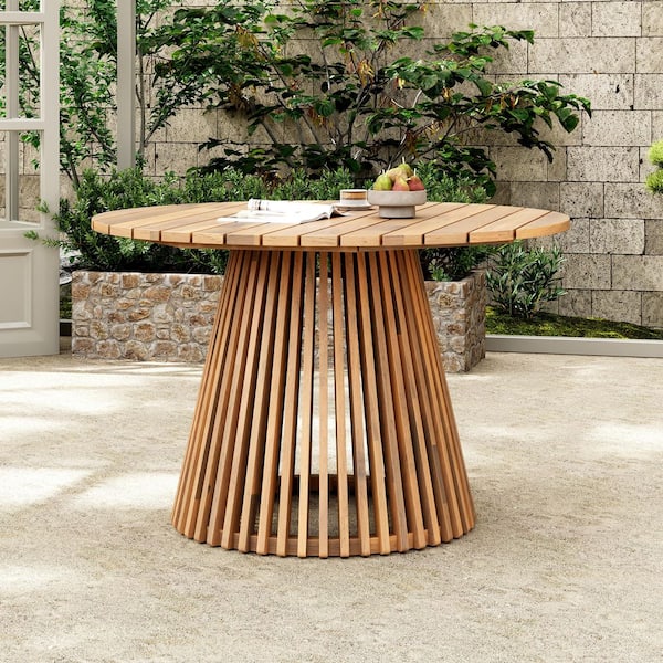 Round Pedestal Outdoor Dining Table: Stylish Comfort for Every Patio 1 Round Pedestal Outdoor Dining Table: Stylish Comfort for Every Patio