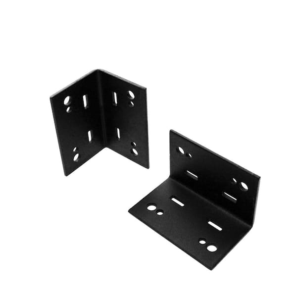 OWT Ornamental Wood Ties 5 in. 90° Angle Flush Inside Galvanized Metal Structural Wood to Wood Support Connector (2 Per Box)