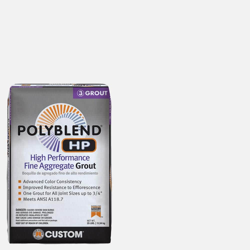 Polyblend HP #641 Cool White 25 lbs. High Performance Fine Aggregate Grout price history on PriceWatchPro