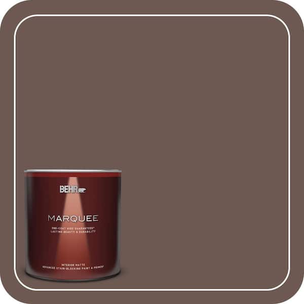 1 qt. #N180-7 Oiled Teak Matte Interior Paint & Primer