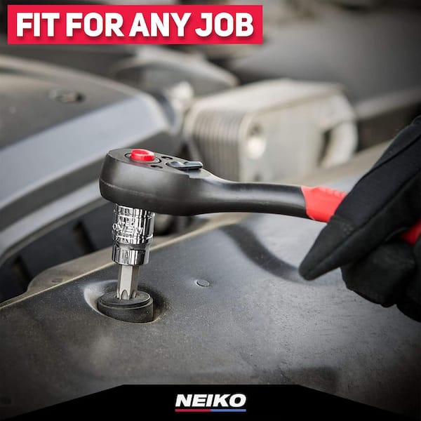 NEIKO 1/4 in. 3/8 in. and 1/2 in. Drive Torx Plus Bit Socket Set