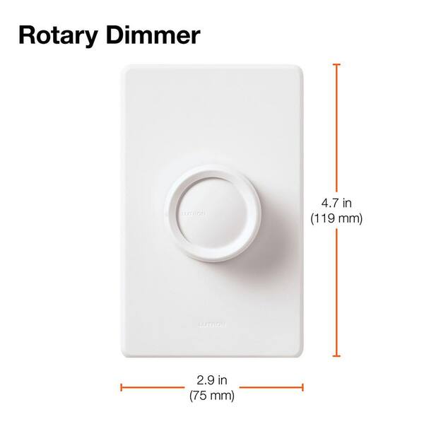 PDTO New DC 12-24V LED Dimmer Switch Wall Push ON/OFF Rotary