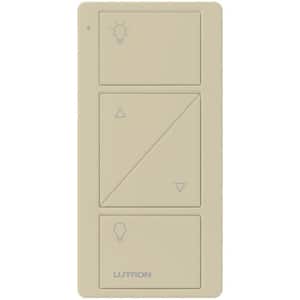 Pico Smart Remote (2-Button with Raise/Lower) for Caseta Smart Dimmer Switch, Ivory (PJ2-2BRL-GIV-L01)