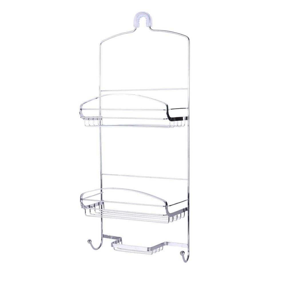 Kenney Home Hanging Shower Caddy, Chrome, Heavy Duty