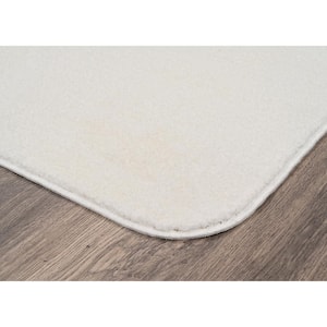 Gramercy White Solid Plush Rectangle 3 Piece (No Lid) Bath Rug Set