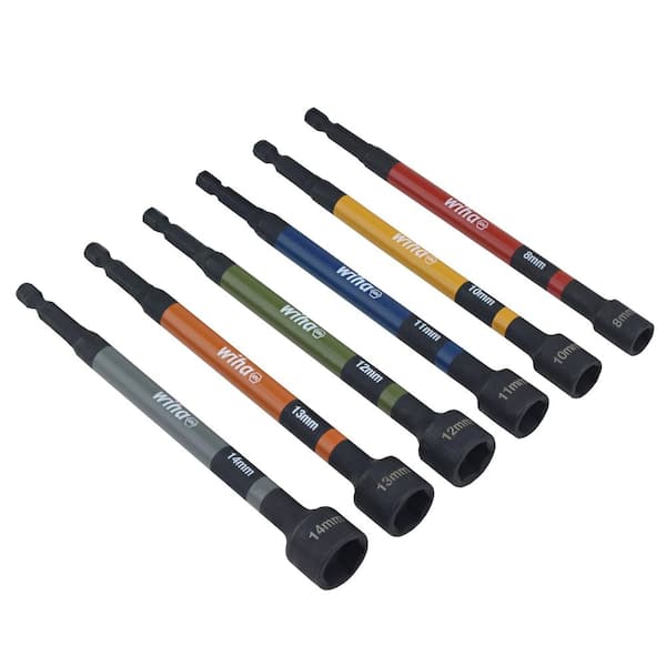 Wiha Color Coded Magnetic Nut Setter Metric Set (6-Piece) 70487