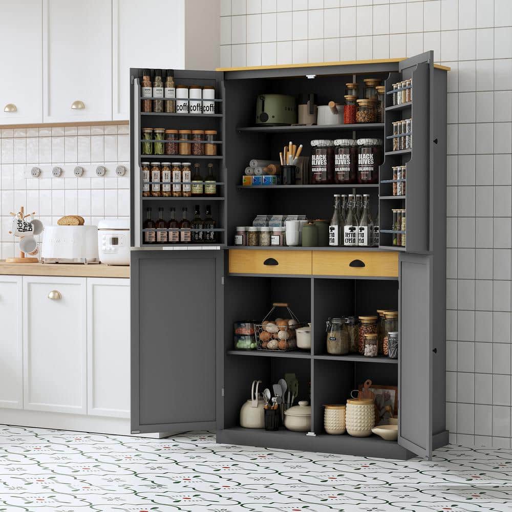 Ready made kitchen pantry cabinets discount
