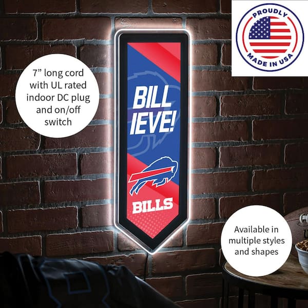 Evergreen Buffalo Bills Pennant LED Wall Decor