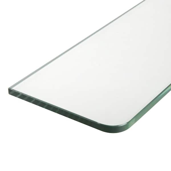 Spancraft Glass Cardinal Glass Shelf, Chrome, x 36 - 1