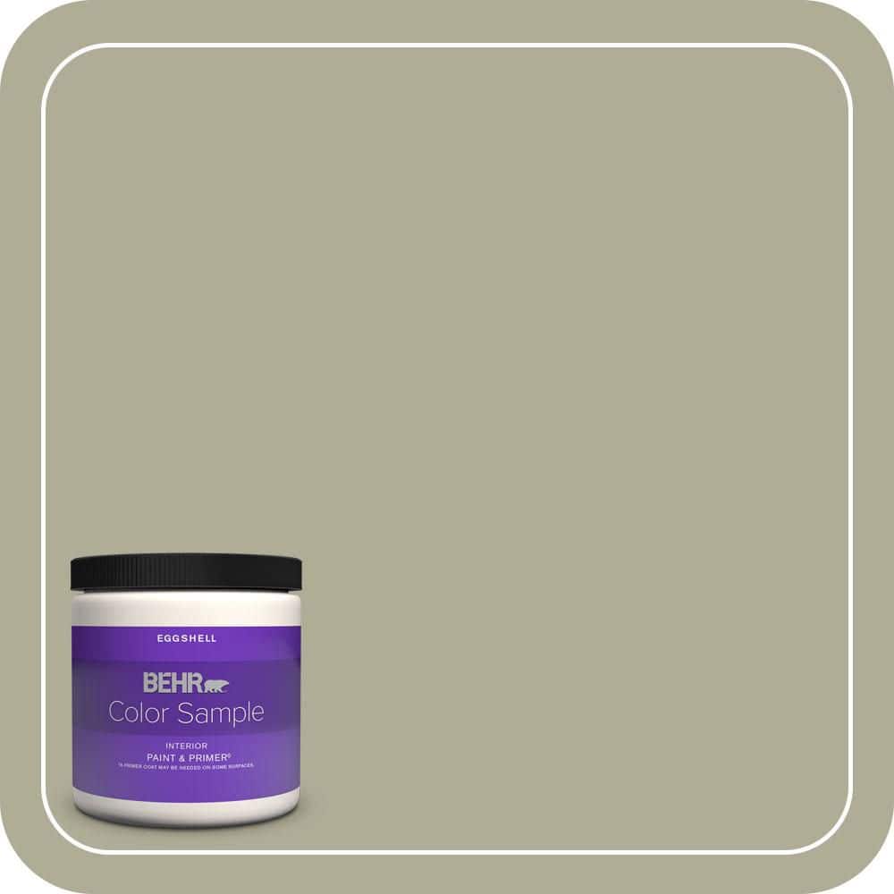 8 oz. #MQ6-27 Sage Wisdom Eggshell Enamel Interior Paint & Primer Color Sample price history on PriceWatchPro
