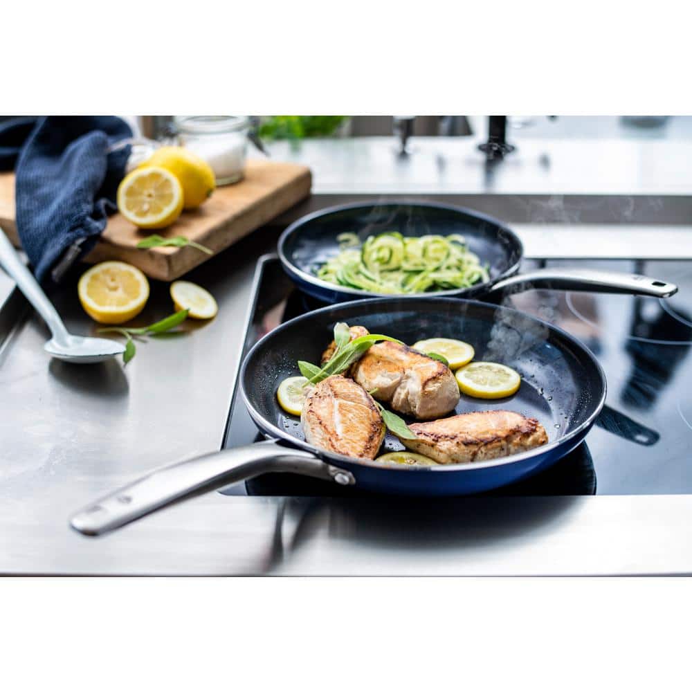 Blue Diamond 9.5" & 11" Nonstick Ceramic Frypan Set