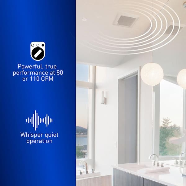 Panasonic Whisper Choice DC Pick-A-Flow 80/110 CFM Ceiling