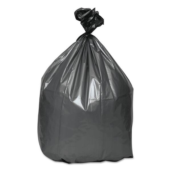 Boardwalk 30-Gallons Gray Plastic Can Twist Tie Trash Bag (100