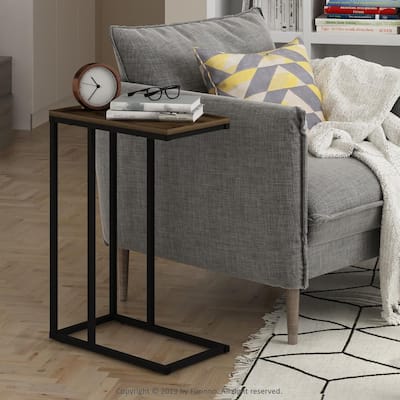 Camnus Modern Living Columbia Walnut Sofa Side Table