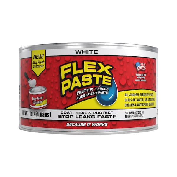 FLEX SEAL FAMILY OF PRODUCTS Flex Paste 16 oz. White Interior/Exterior Multipurpose Sealant