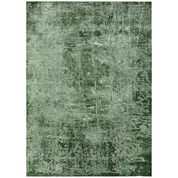 Addison Rugs Chantille ACN559 Emerald 3 ft. x 5 ft. Machine Washable Indoor/Outdoor Geometric Area Rug