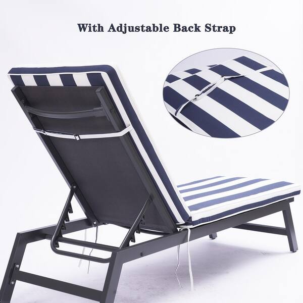 Striped sun online lounger