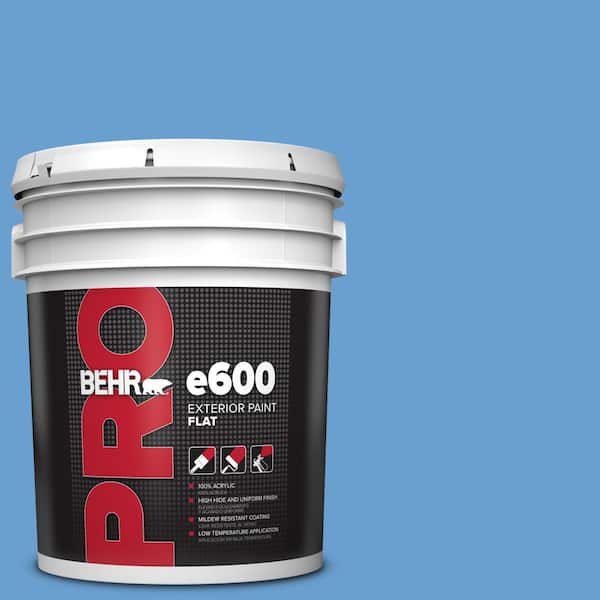BEHR PRO 5 gal. #P520-4 Cornflower Flat Exterior Paint