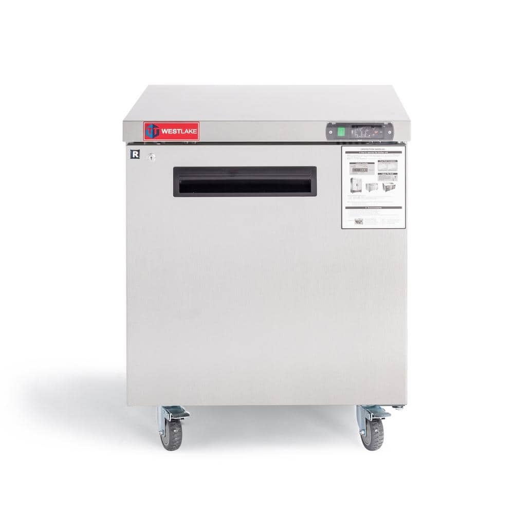 30 in. 6.3 cu. ft. Commercial Refrigerator Automatic Defrosting Stainless Steel