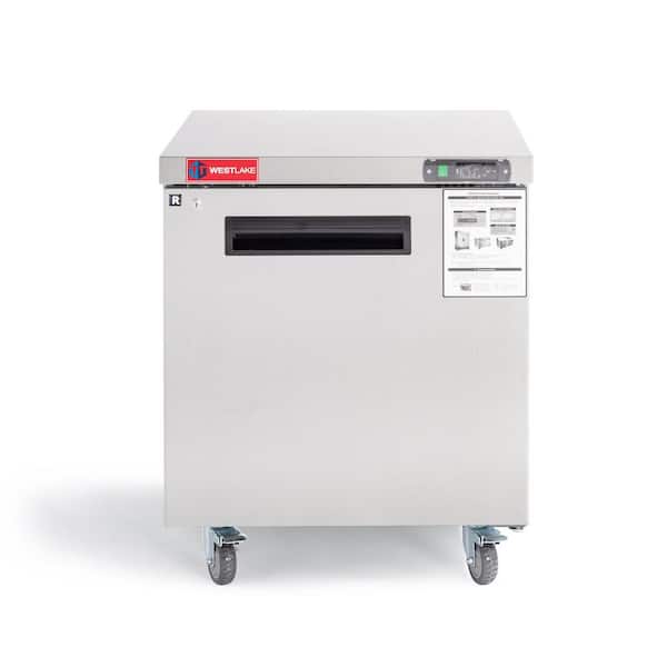 30 in. 6.3 cu. ft. Commercial Refrigerator Automatic Defrosting Stainless Steel