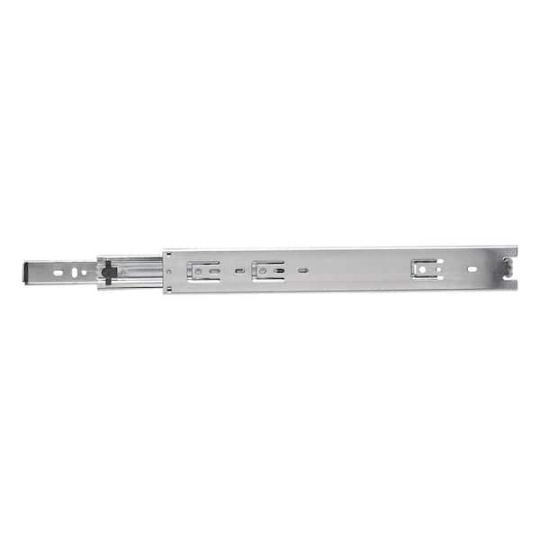 HICKORY HARDWARE 22 in. Cadmium Side Mount Full Extension Drawer Slide (5 - Pairs)
