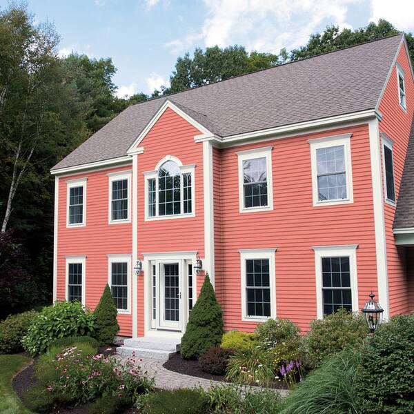 BEHR ULTRA 1 qt. #170B-5 Youthful Coral Flat Exterior Paint