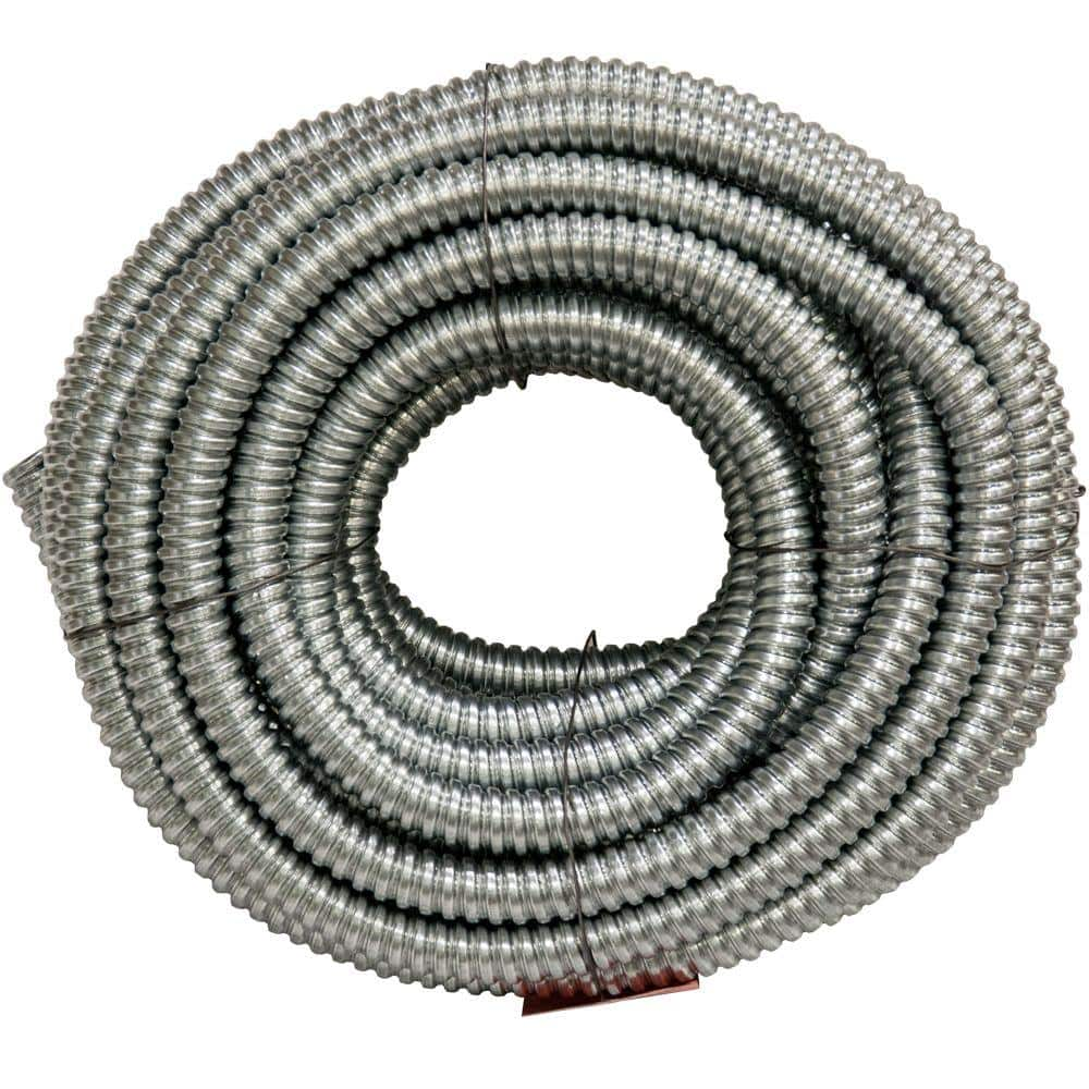 AFC Cable Systems 1/2 x 25 ft. Flexible Aluminum Conduit 5602-22-AFC - The  Home Depot