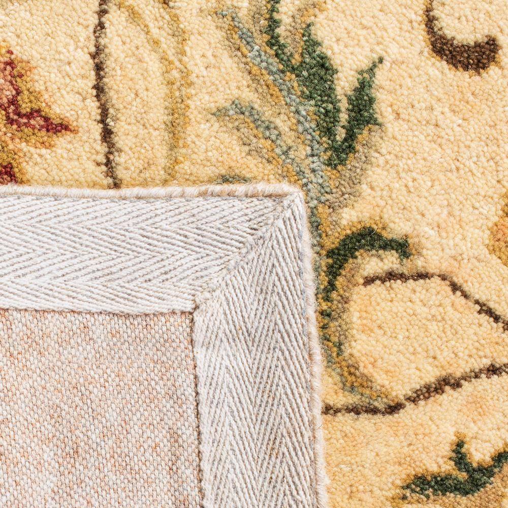 Ivory Rectangular Hand-Tufted Wool Area Rug