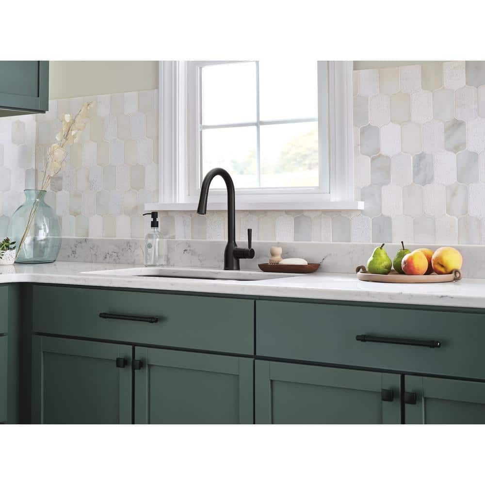 Matte Black Stainless Steel Pull-Out Spray Kitchen Faucet