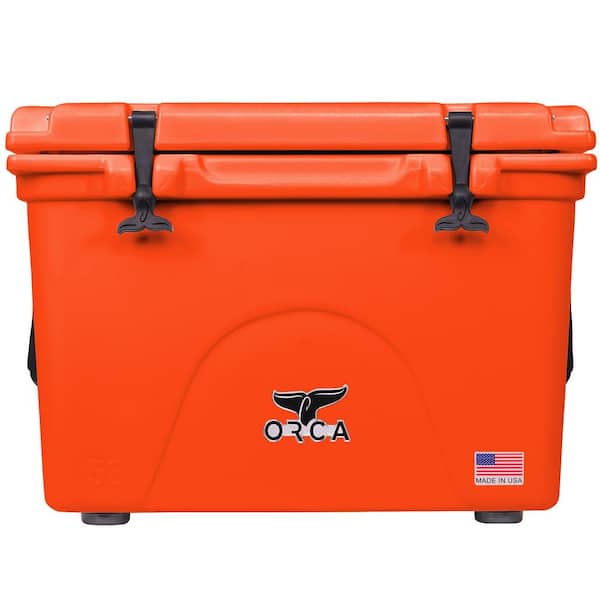 ORCA 58 Qt. Cooler in Blaze Orange ORCBZO058 - The Home Depot